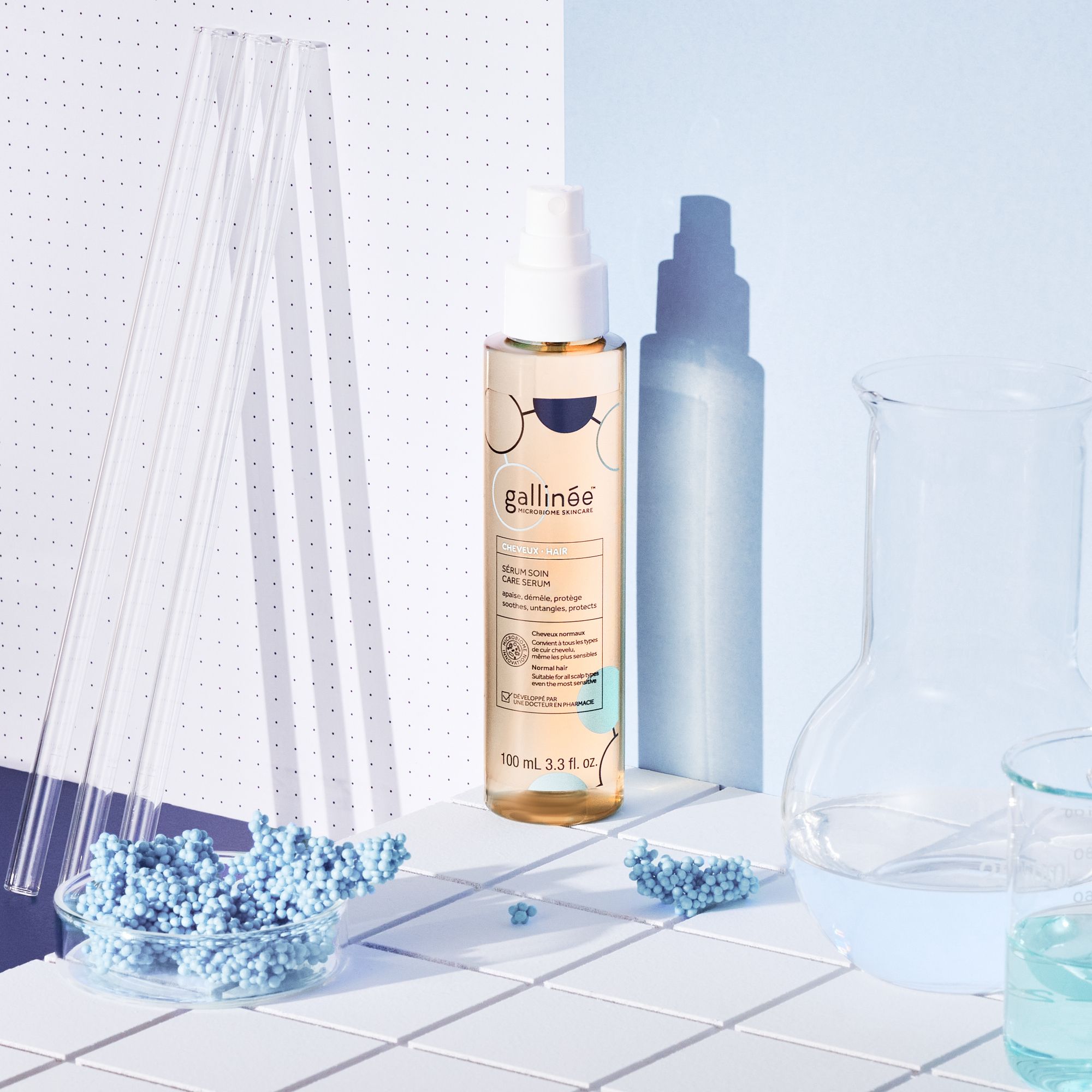 Gallinée Hair Care Serum - Für eine gepflegte Kopfhaut und Längen - Öl- und silikonfreies Haarserum