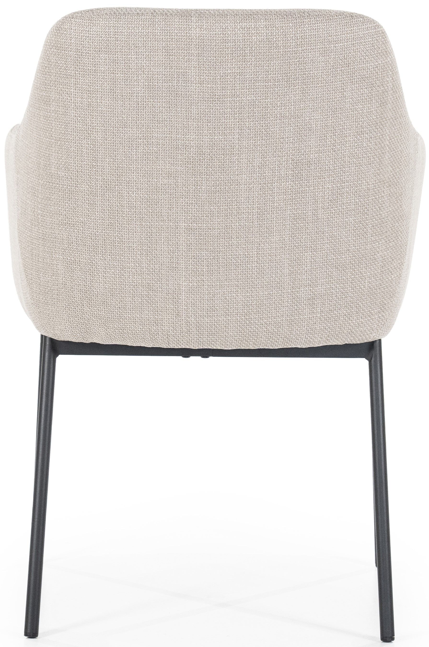 Eetkamerstoel - taupe Linea | 95887 Paul B60 x D58 x H82 cm