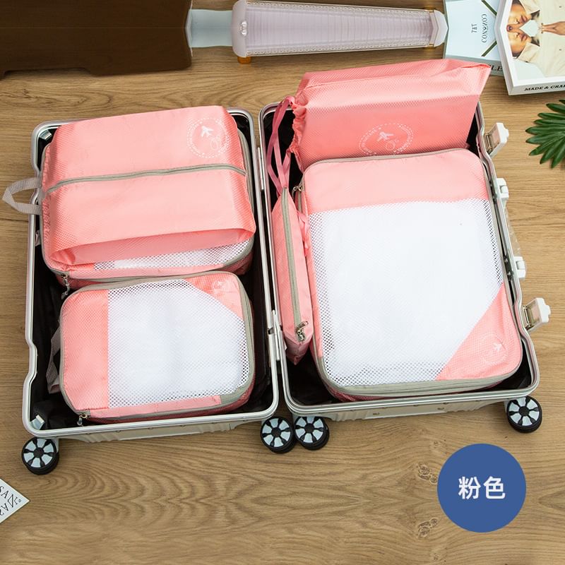 Masae - Set van 6: Compress Travel Packing Cube kledingorganizer (verschillende ontwerpen)