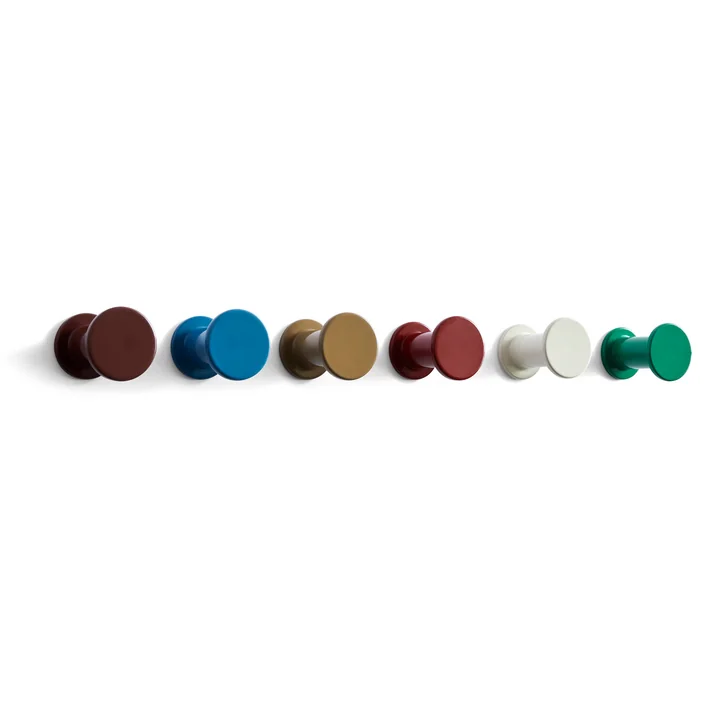 HAY - Bolt Kleiderhaken, blau (2er-Set)