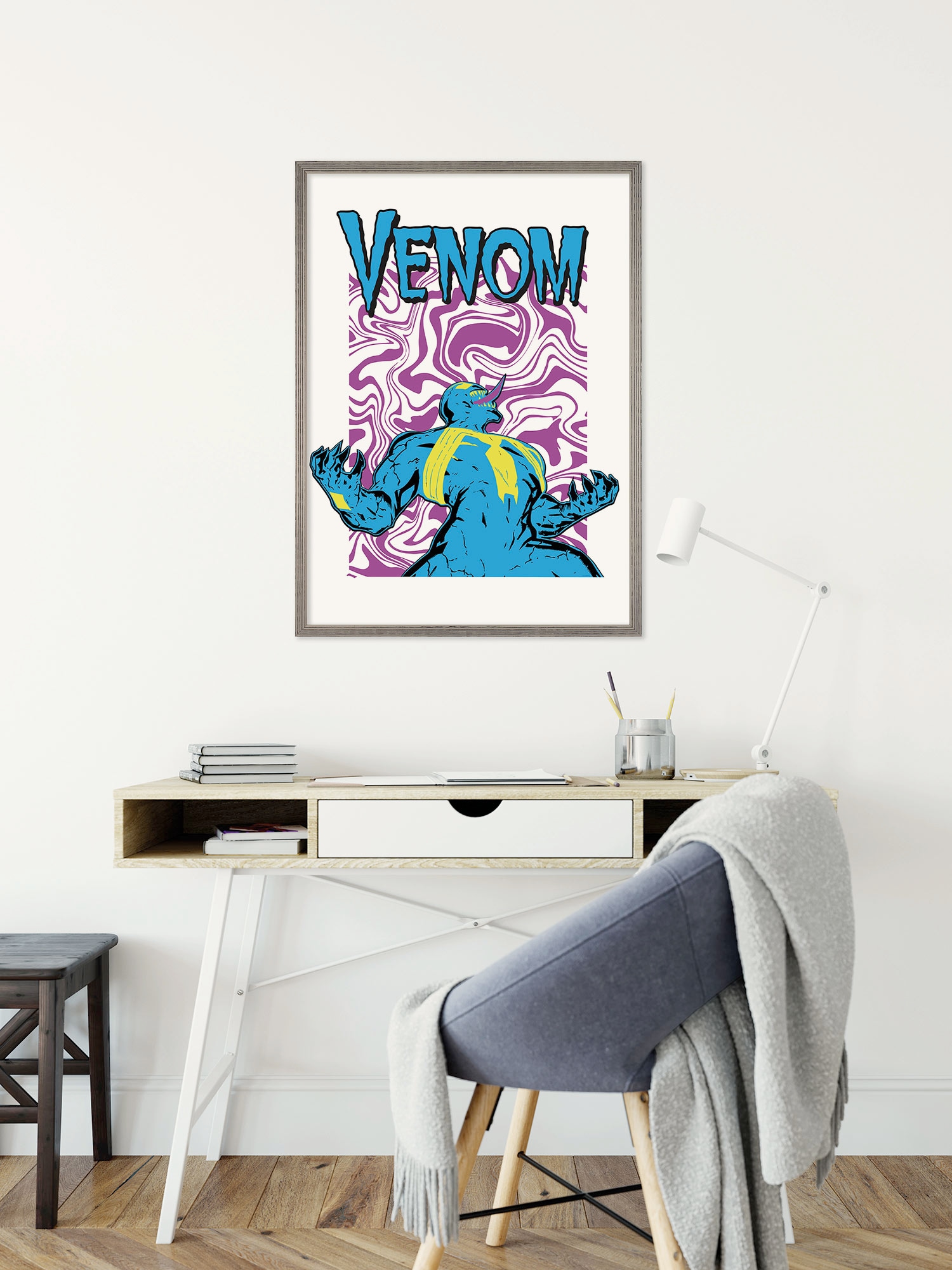 Komar Wandbild »Marvel Venom Colourful Scream« Disney Set, 1 Stk. tlg. 40 x 50 cm (Breite x Höhe) - Kinderzimmer, Dekoration
