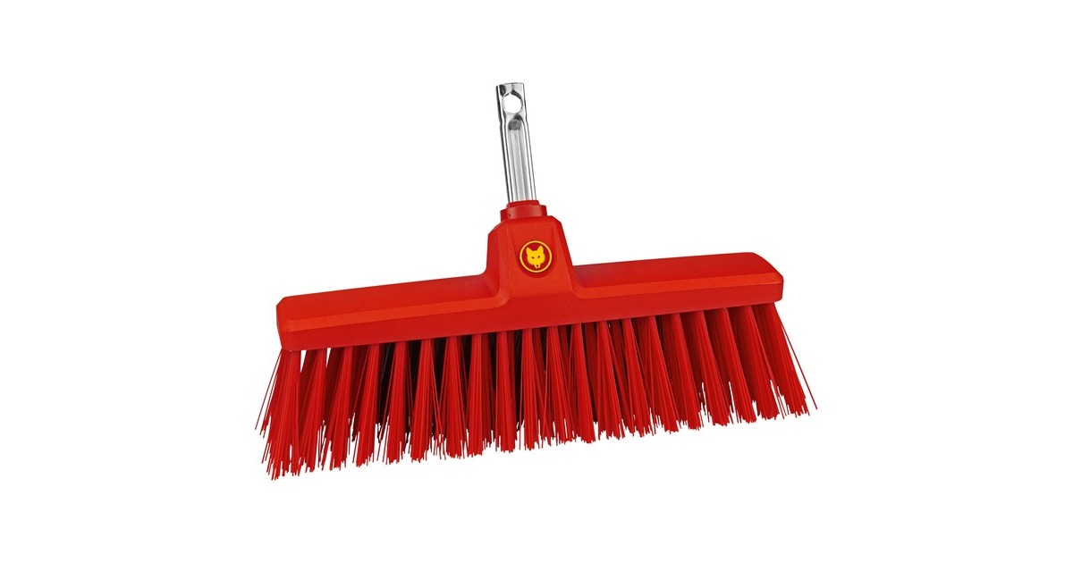 WOLF-Gartenmulti-star terrasbezem TB 350 M  (Rood/grijs, 35 cm)