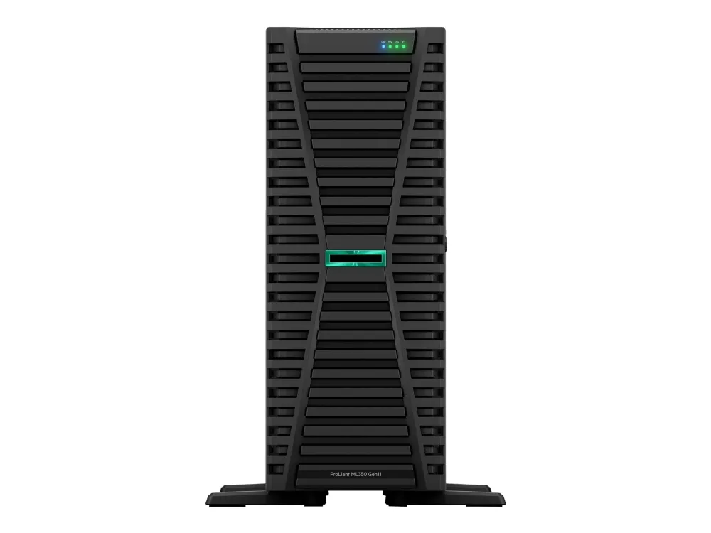 HPE ProLiant ML350 Gen11 Base - Server - tower 4U - 2-vejs - 1 x Xeon Silver 4410Y / op til 3.9 GHz - RAM 32 GB - SATA/SAS/NVMe - hot-swap 2.5