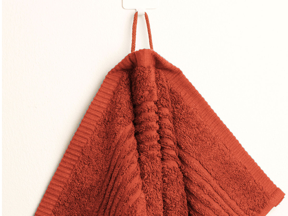 PHLOX Supreme 50 x 100 cm set van 6 handdoek - terracotta