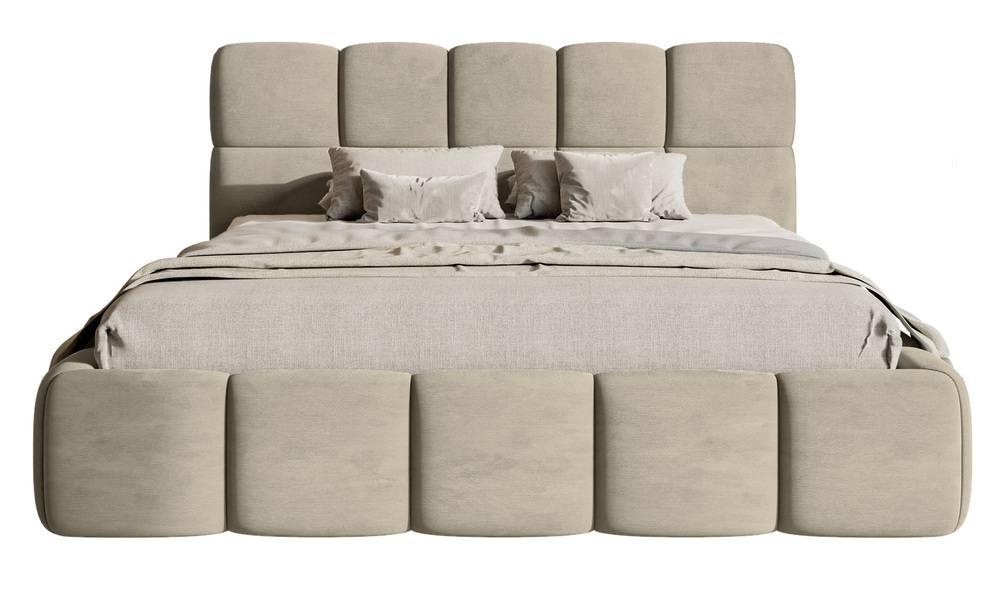 NADUVI Collection Bedframe Chloe velvet 160 x 200