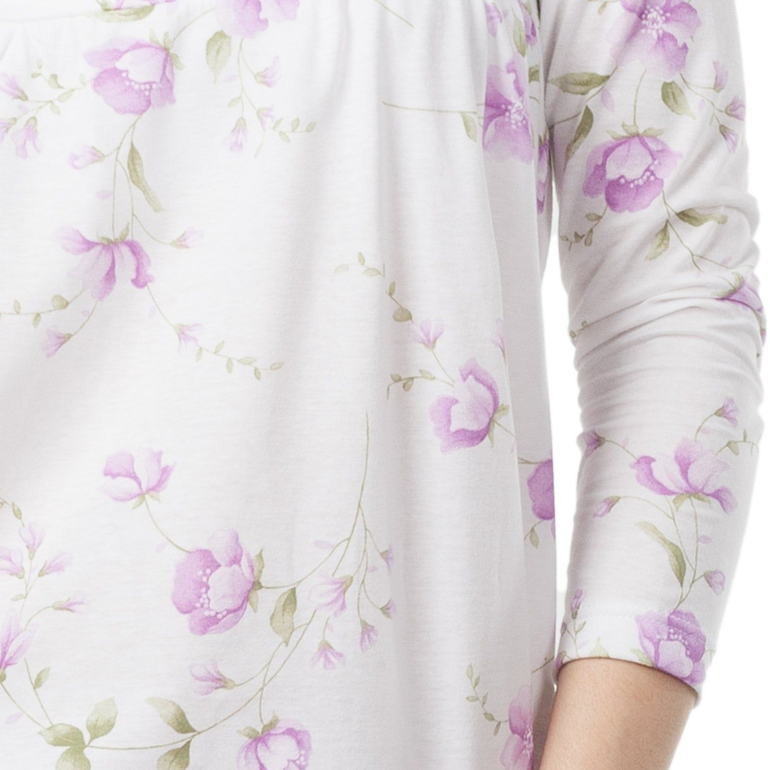 MYSANITY Still Pyjama,Langarm, Rosa