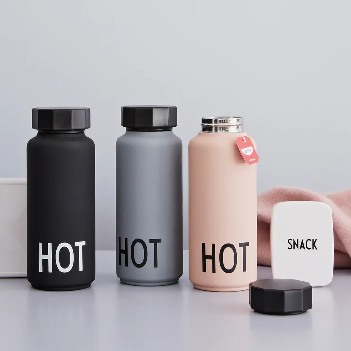 Design Letters - AJ Thermosflasche Hot & Cold 0,5 l, beige (Sonderedition)