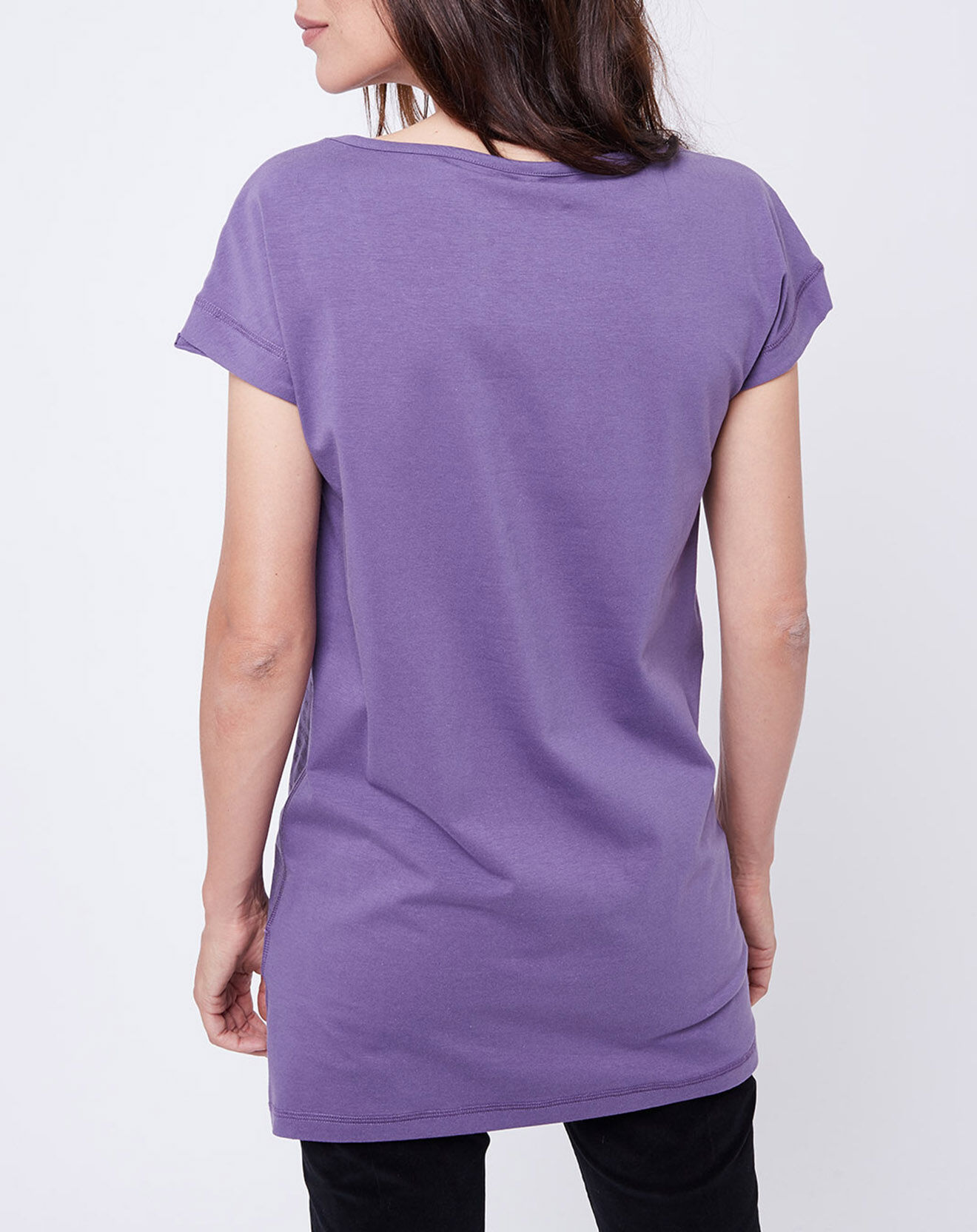 John Galliano T-Shirt imprimé Gazette violet