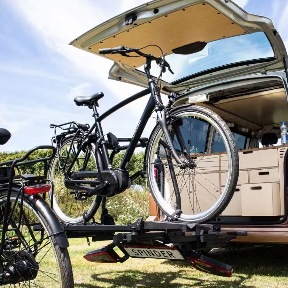 Porte-vélos coulissant sur attelage SPINDER SC2 noir