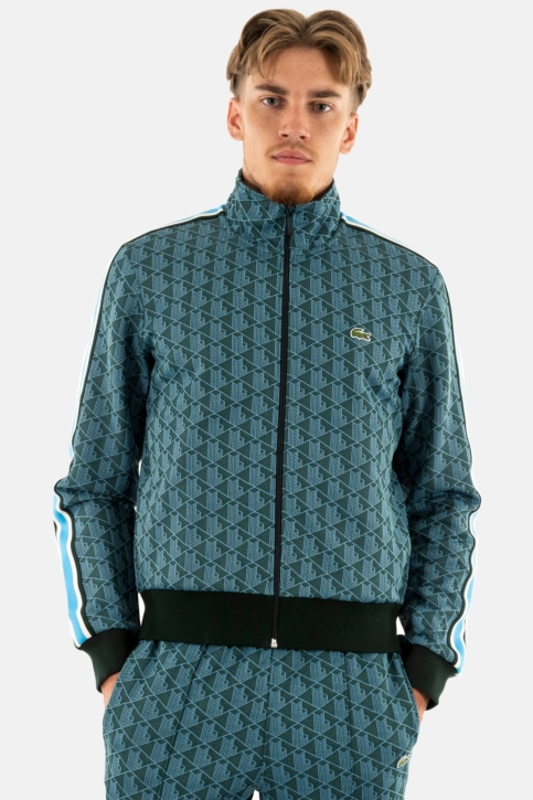 Blousons et vestes lacoste sh1368 ib4 vert/argentine