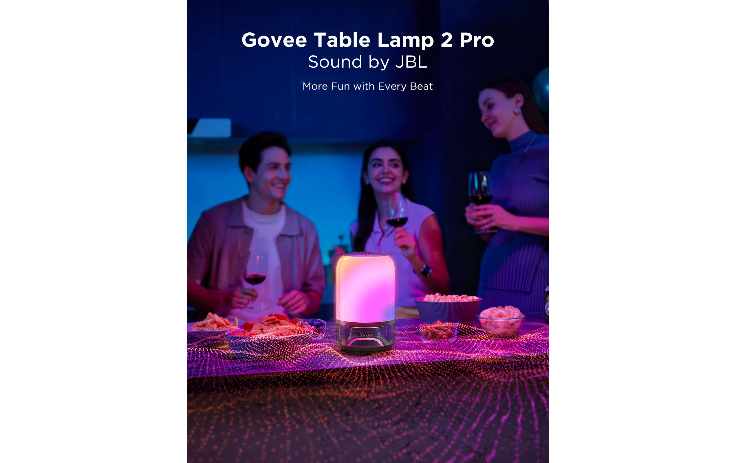 Table Lamp 2 Pro x Sound by JBL<br>Für eindringliche audiovisuelle Erlebnisse