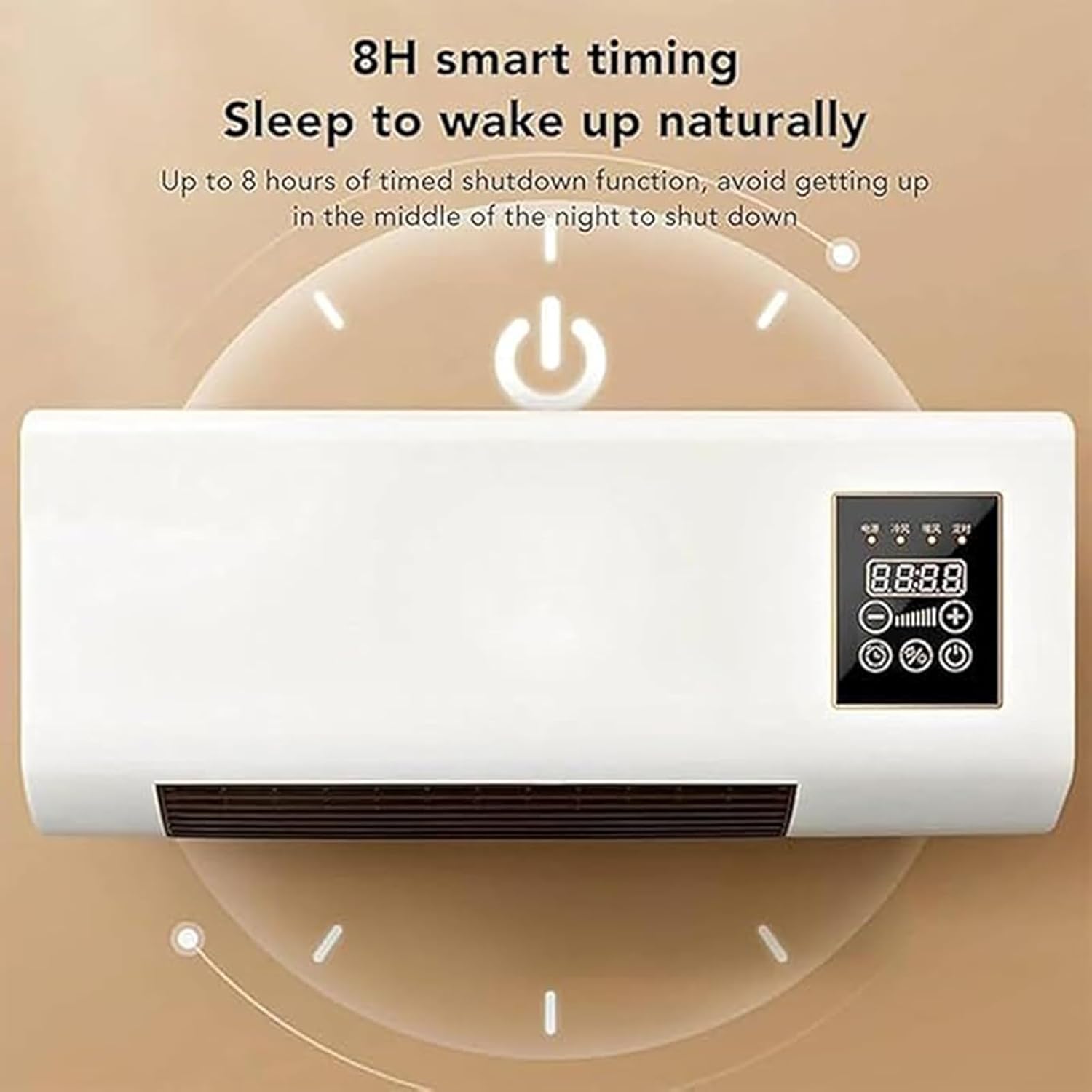 Mini-Klimaanlage zur Wandmontage, keine Installation erforderlich, tragbare Mini-Klimaanlage zur Wandmontage, leise, schnelle Kühlung/Heizung(A)