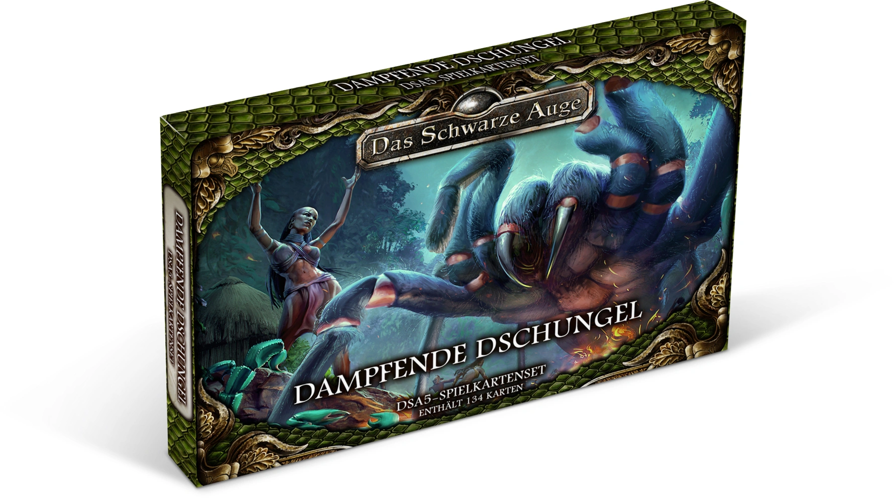 Das Schwarze Auge, Zubehör - Das Schwarze Auge, DSA5 Spielkartenset Dampfende Dschungel