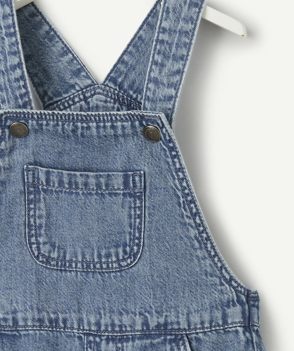 salopette bébé garçon en denim low impact