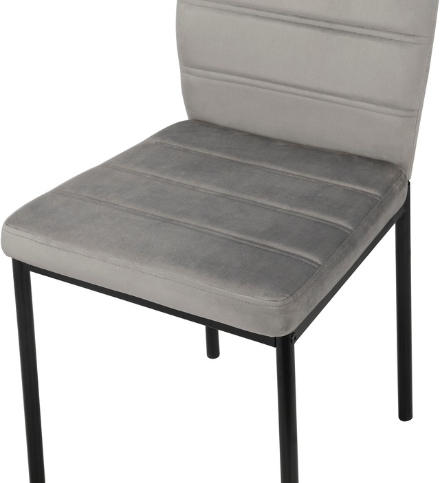 INOSIGN Esszimmerstuhl »Cresswelle, TOPSELLER!, OTTOs Choice« (Set) 4 Stk.Polsterstuhl mit weichem Samtveloursbezug, Metallgestell