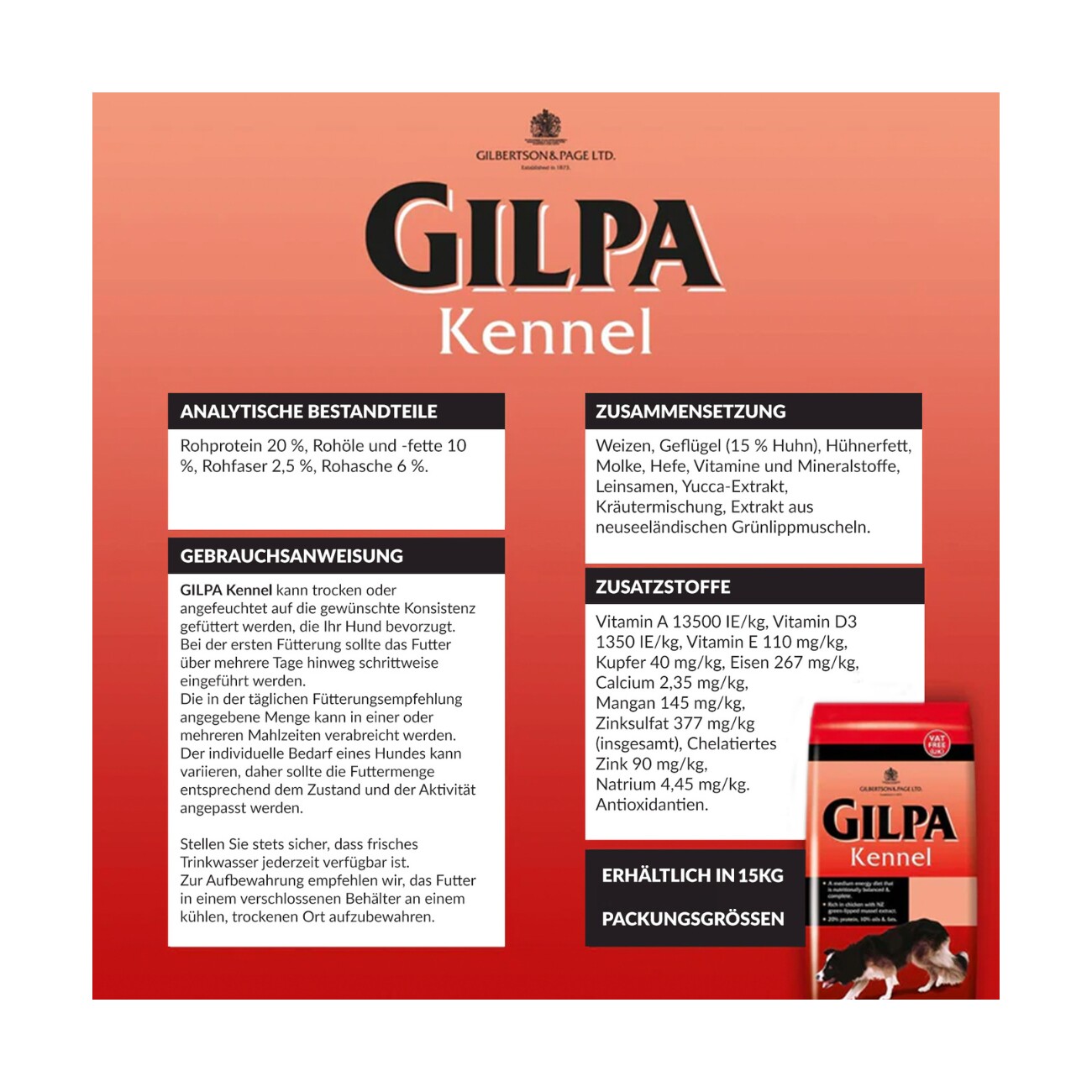 GILPA Kennel 15 kg
