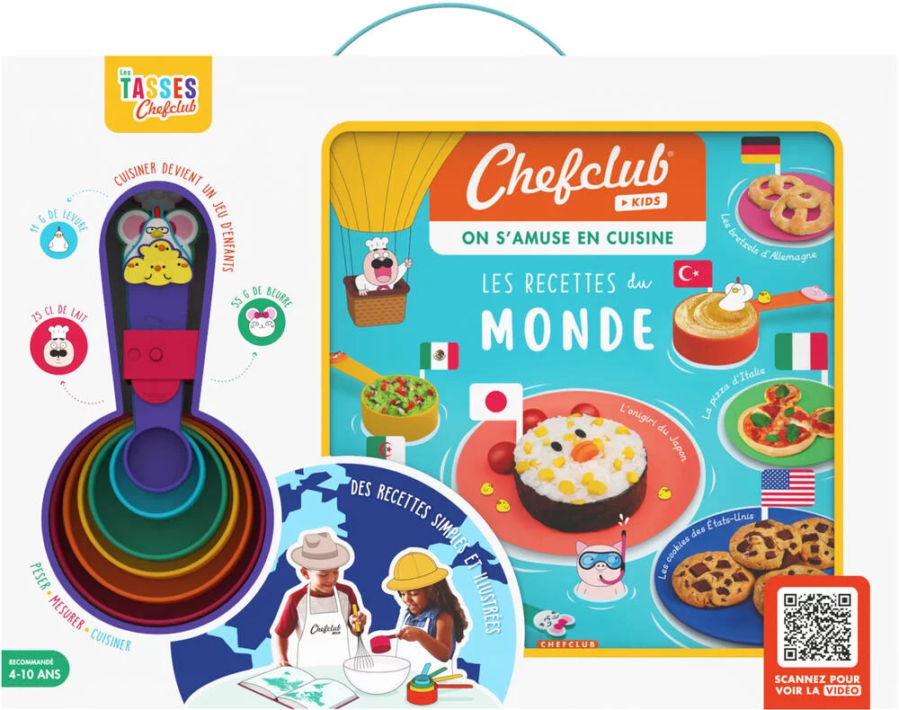 CHEFCLUB -COFFRET KIDS RECETTES DU MONDE