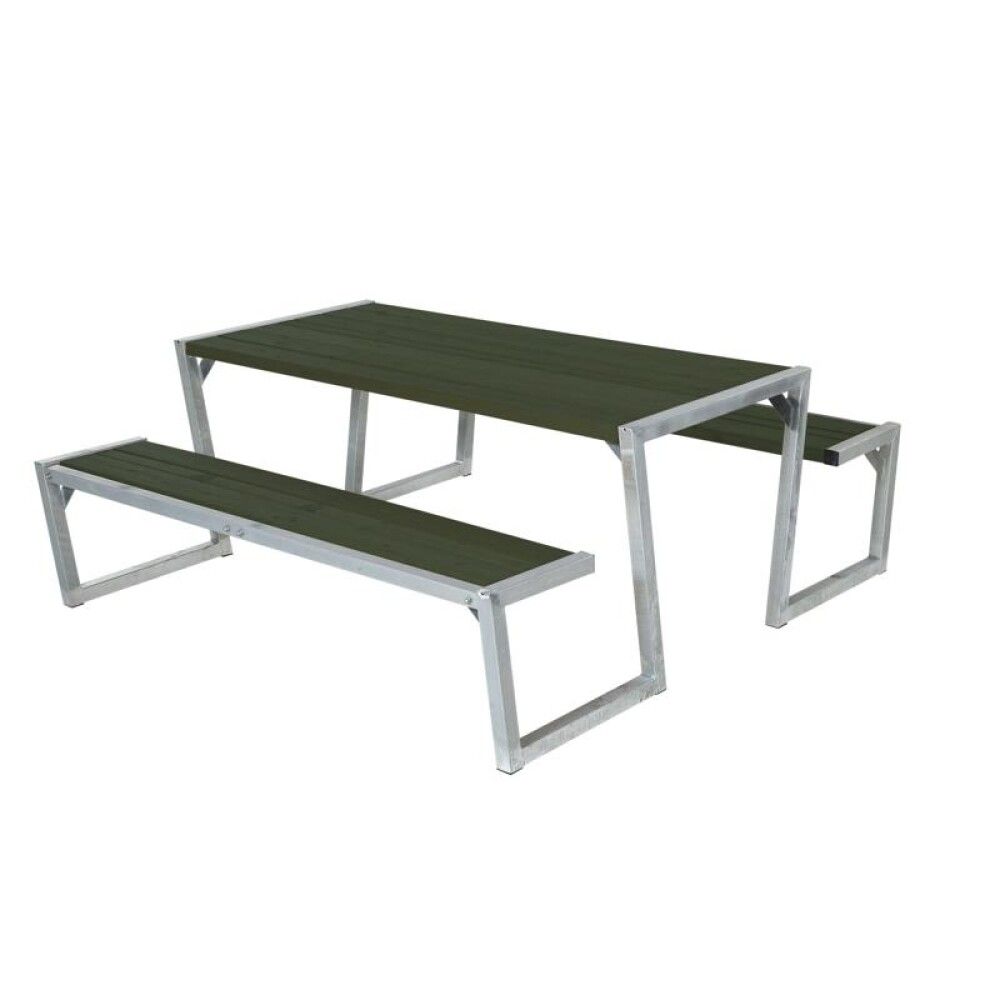 BENKESETT PLUSZIGMA 176X73CM GRØNN