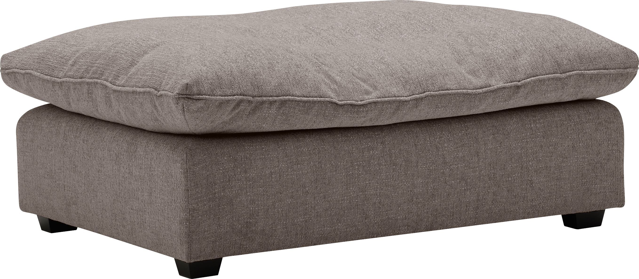 NOACK Hocker - Grau / B: 122.0 cm x T: 85.0 cm x H: 49.0 cm