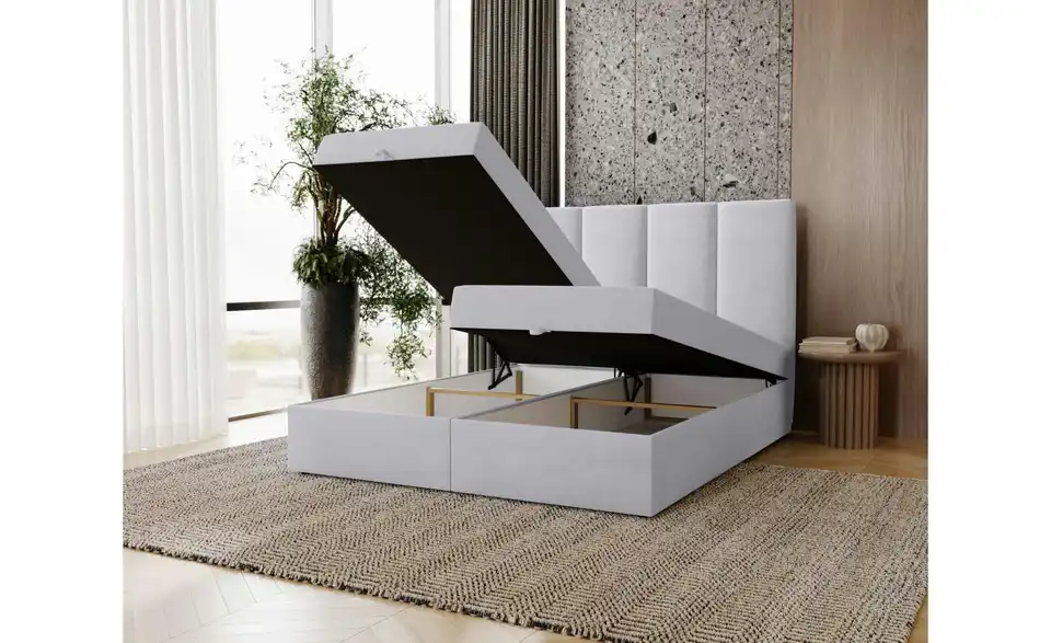 Boxspringbett 121 cm 120x200 cm Braun