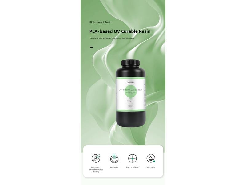 Creality Resin Plus 500 g, Gelb UV Resin für DLP / SLA 3D Drucker