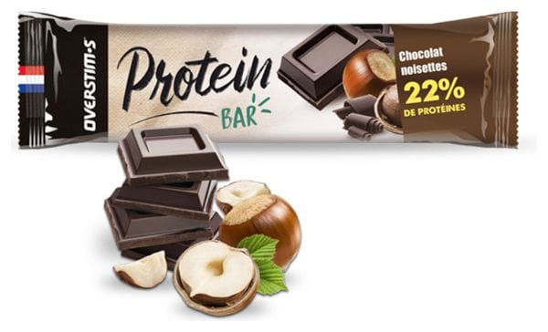 Barre protéinée Overstims Protein'Bar Chocolat/Noisettes - 40g