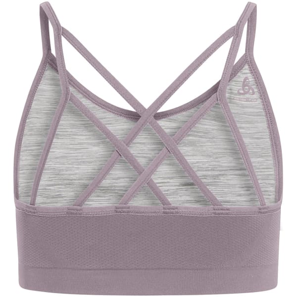 Brassière running ODLO SEAMLESS SOFT SPORT BRA GRAY RIDGE/GREY MELANGE