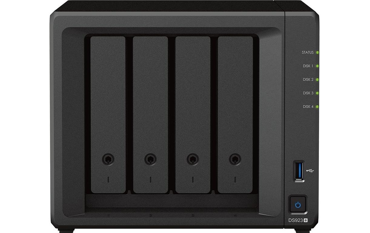 NAS Diskstation DS923+ 4-bay Seagate Ironwolf 32 TB<br>Leistungsstarker NAS mit vier Einschüben