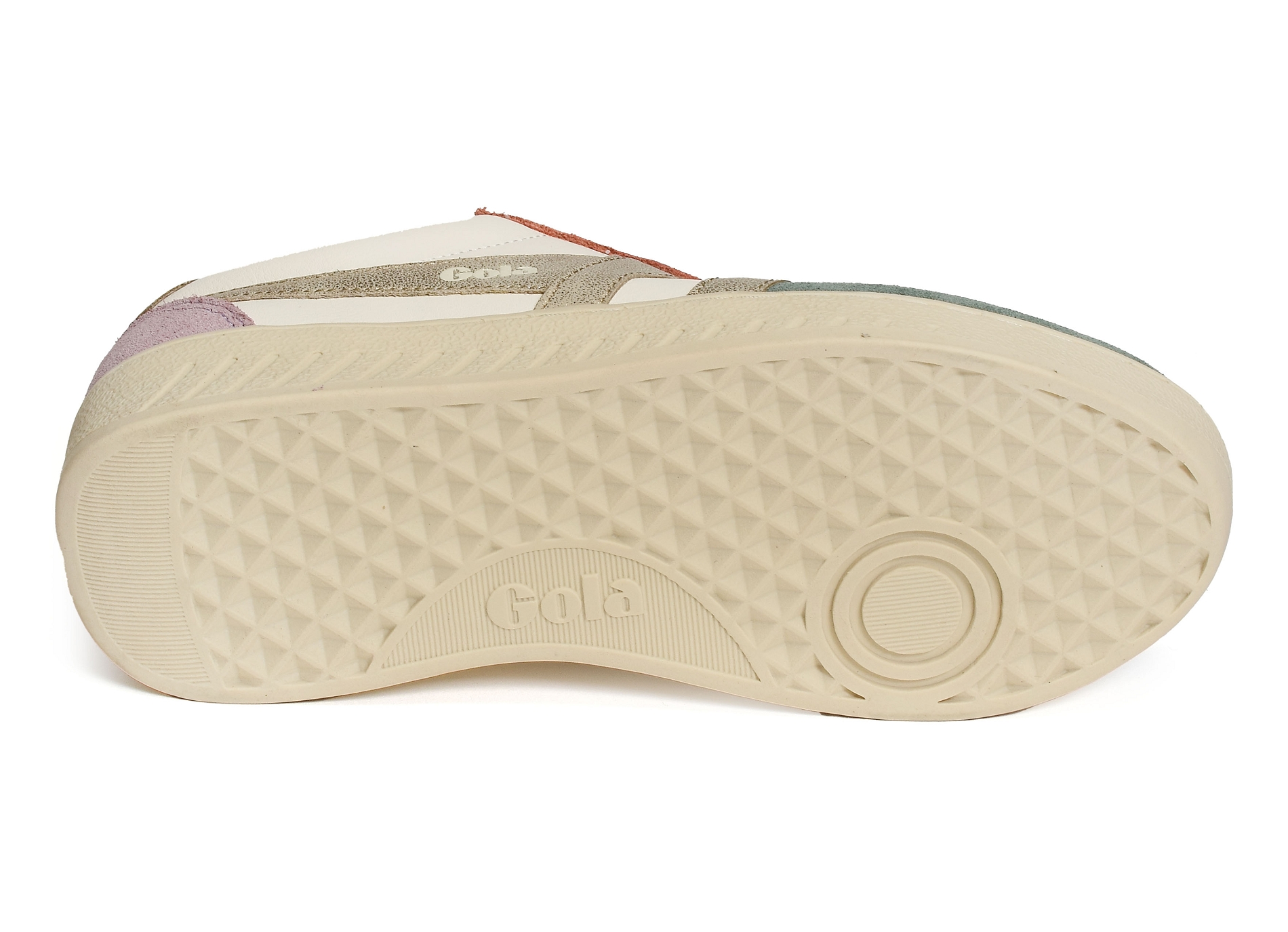 Grandslam quadrant trainers w blanc or