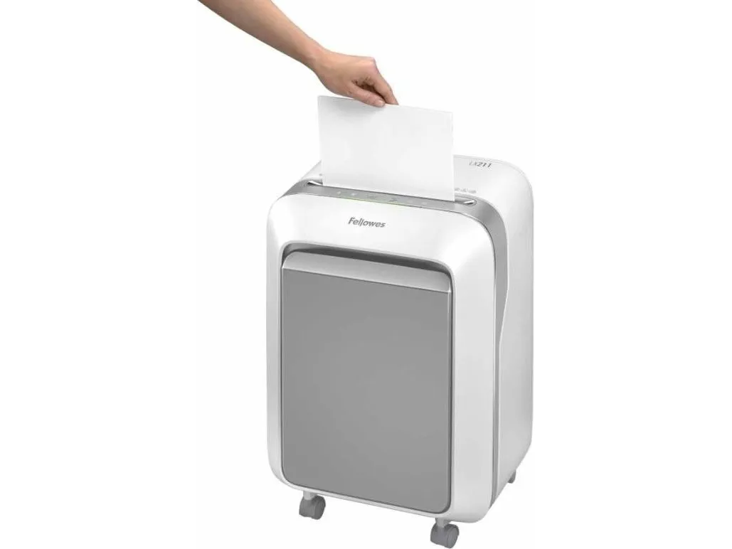 Makulator Fellowes Powershred® LX211 micro-cut 2x12 mm hvid (P-5)