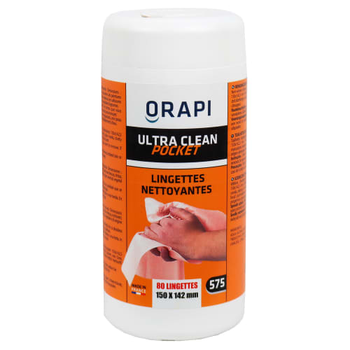 Lingettes nettoyantes Ultra Clean Orapi boite de 80