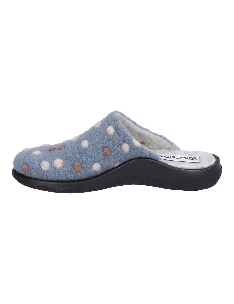 Hausschuh Roubaix 05, blau-multi