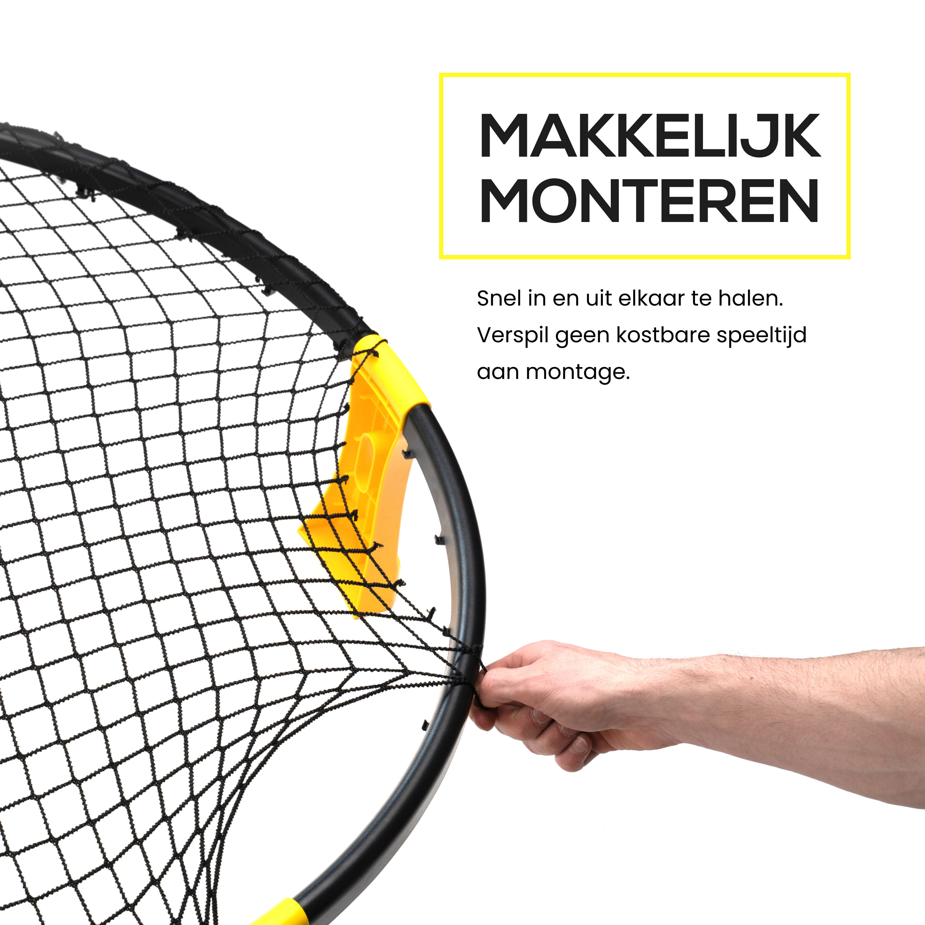 2BEHOME Spikeball Roundnet set - Yellow
