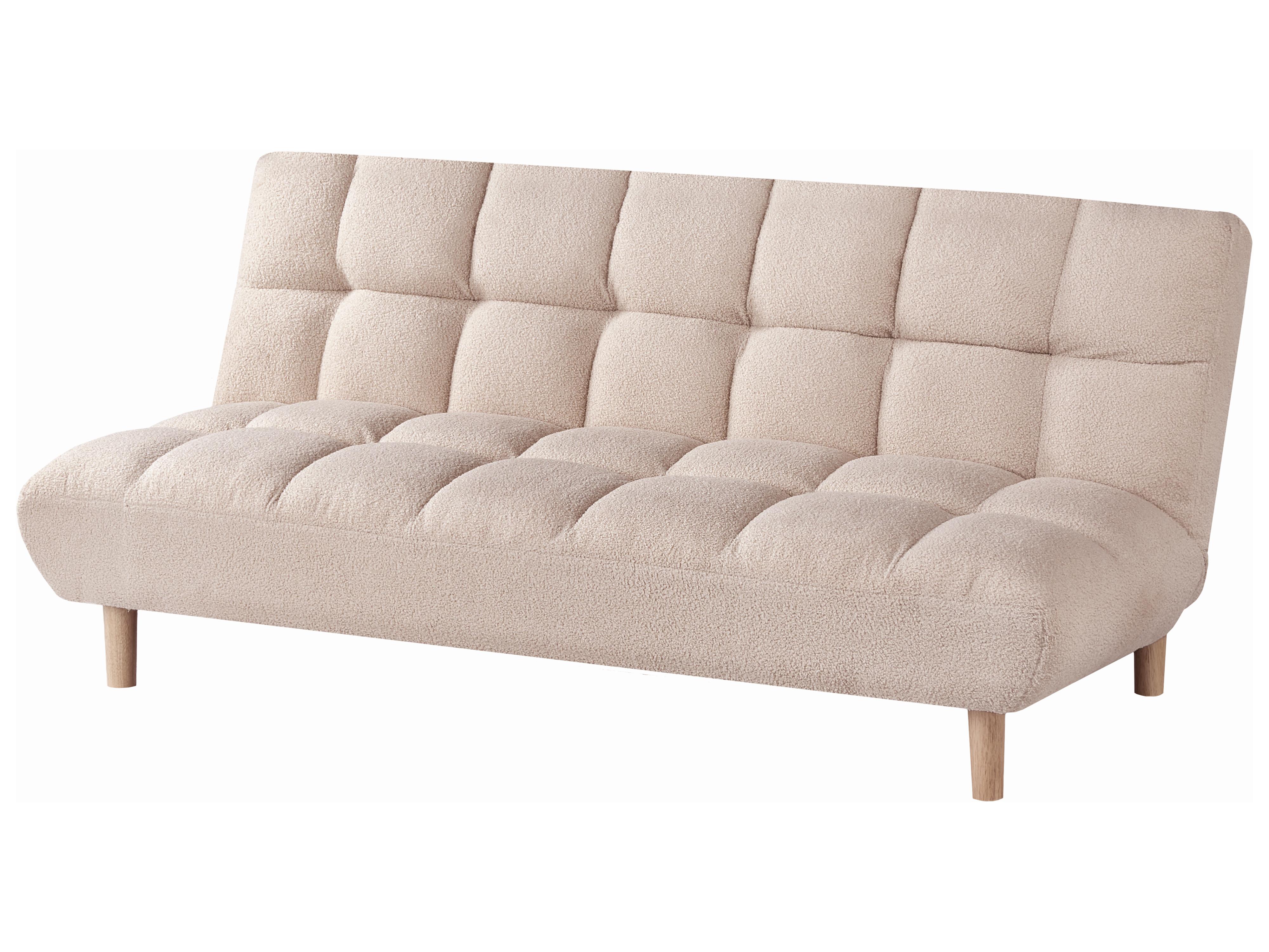 Slaapbank 2-zits RISOR Bouclé Beige