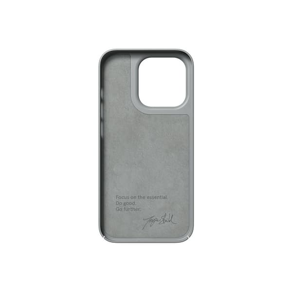 Nudient iPhone 14 Pro Deksel Thin Case MagSafe Concrete Grey