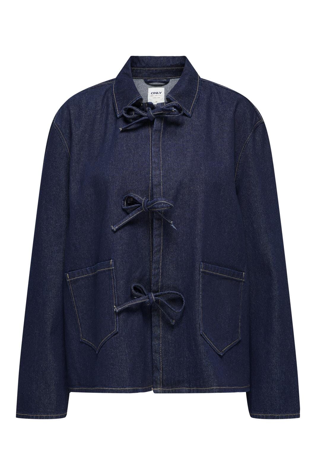 Only Onlthille L/S Tie Jacket Gua 4740245 dark blue denim rinse