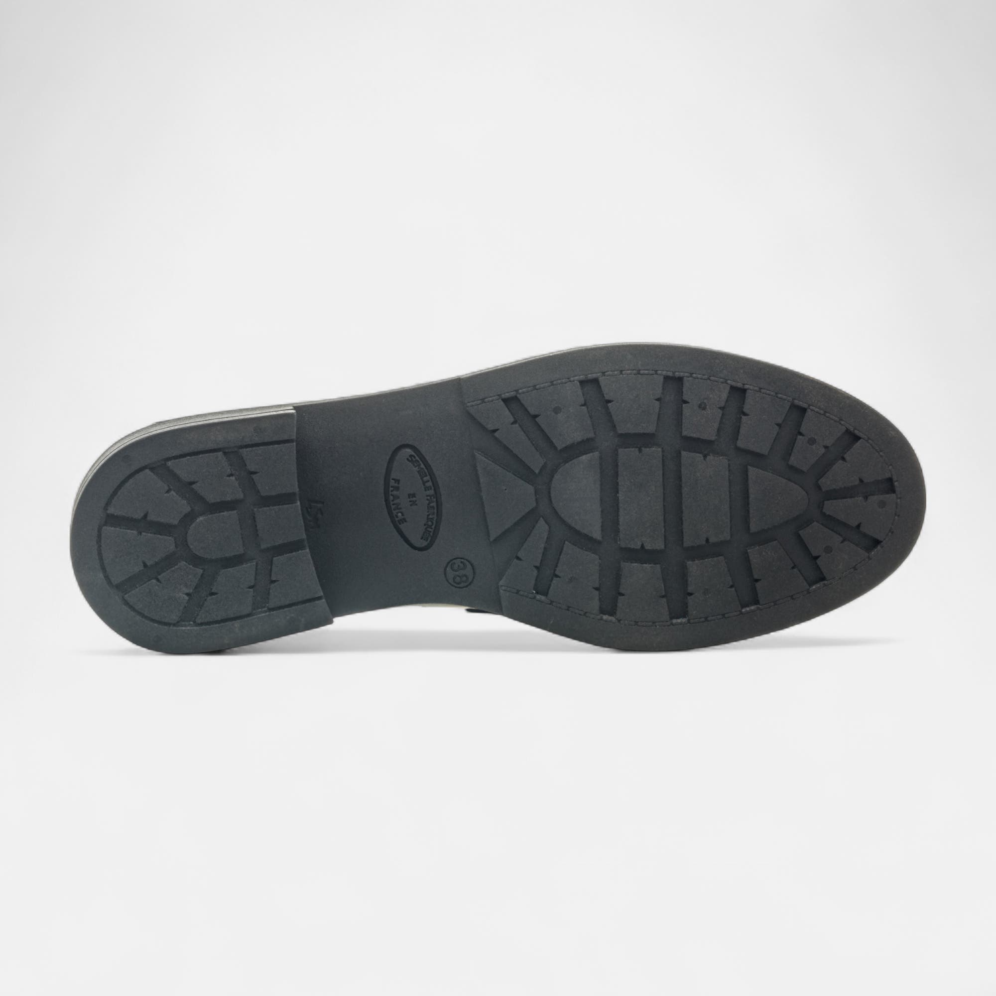 Mocassins Femme en cuir noir vernis