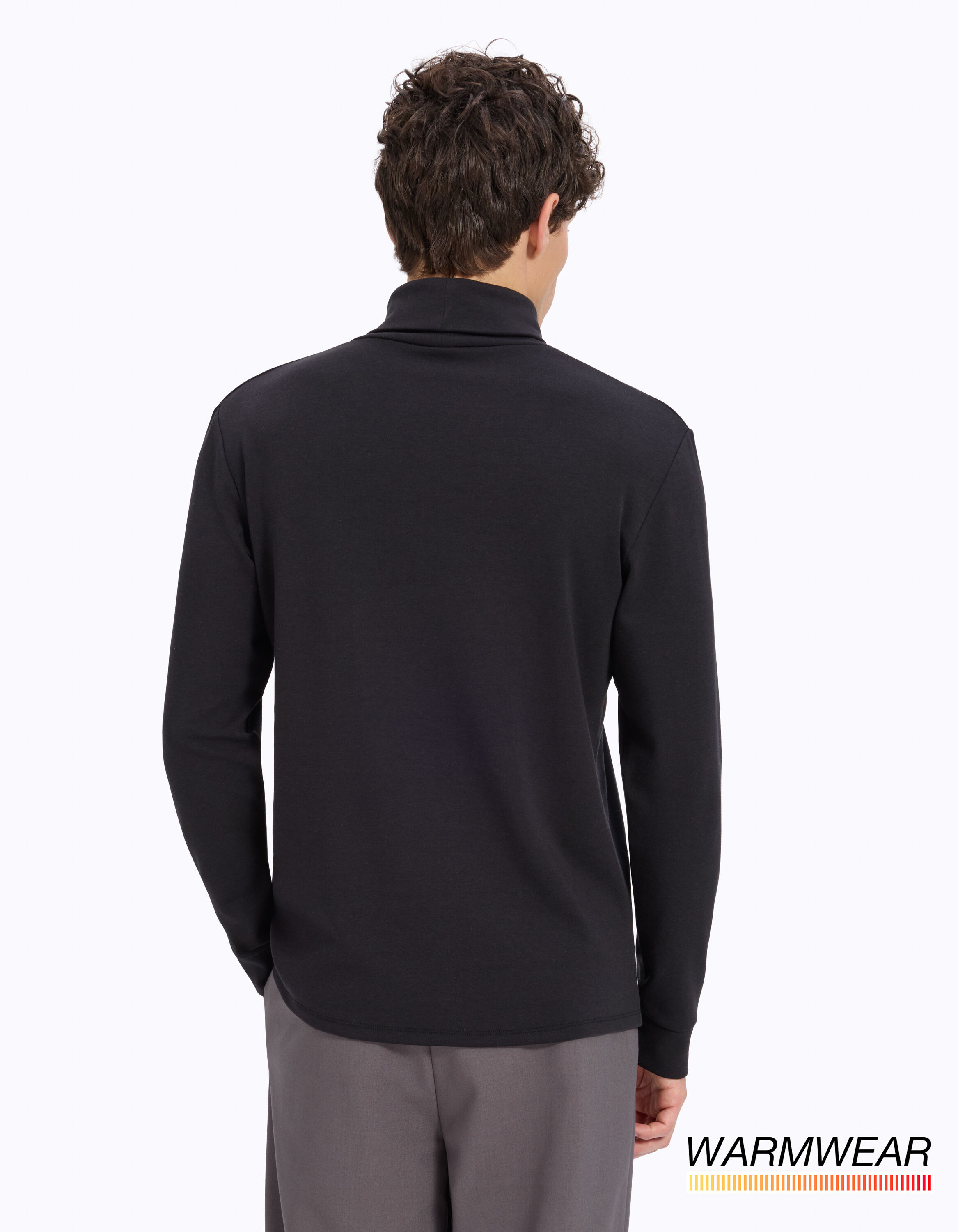 T-shirt col roulé warmwear Niveau 3 - noir