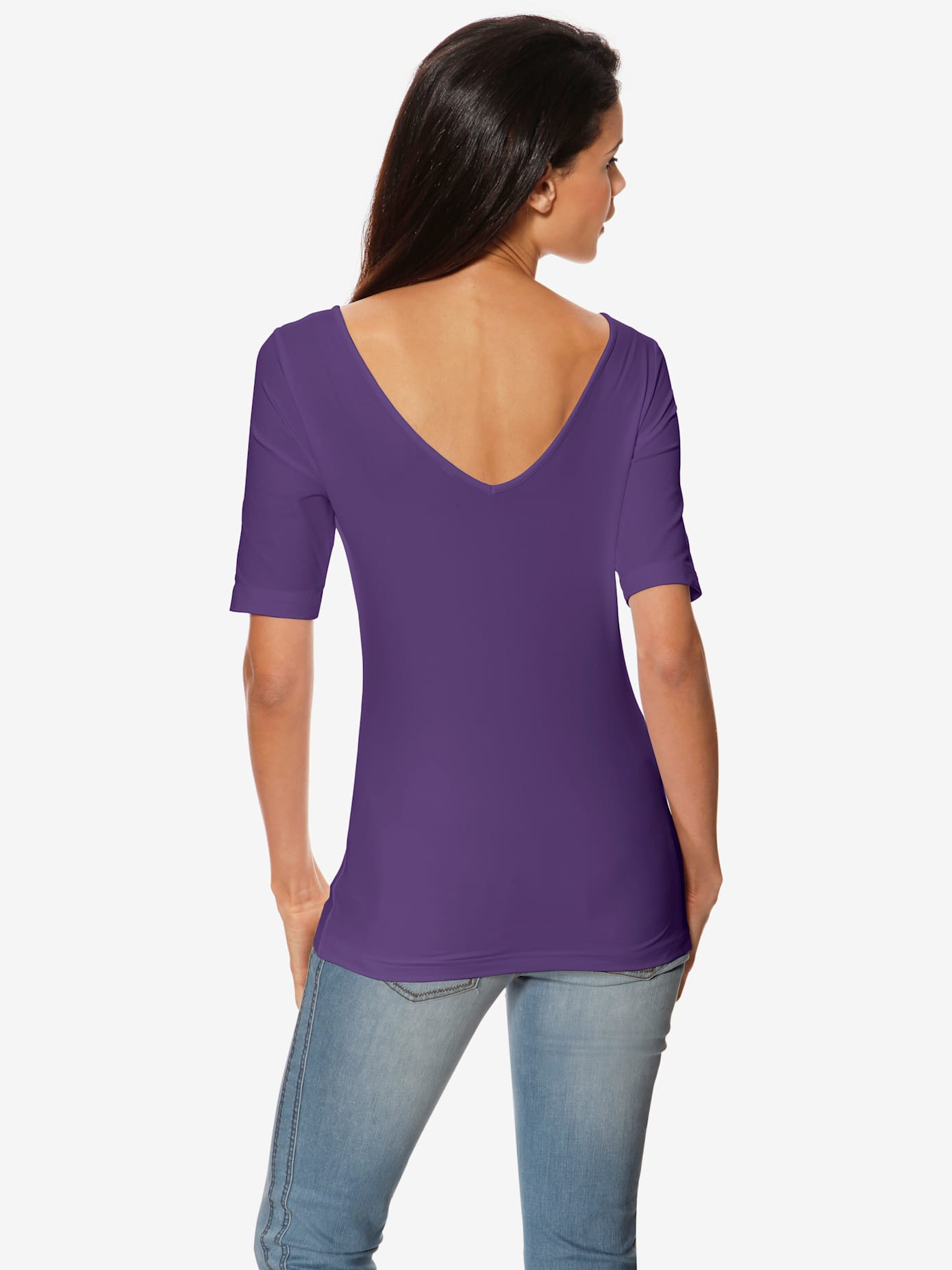 T-shirt encolure en u superbe, à porter seul ou associé