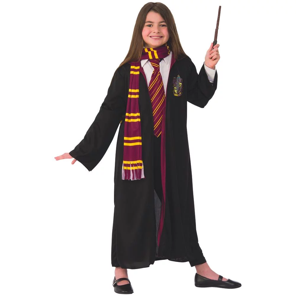 HARRY POTTER - DEGUISEMENT CAPE DE SORCIER ET ACCESSOIRES TAILLE 7-10 ans