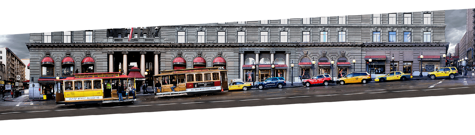 San Francisco, Powell Street by Larry Yust - Limited Edition. Edition of: 150. Signed.