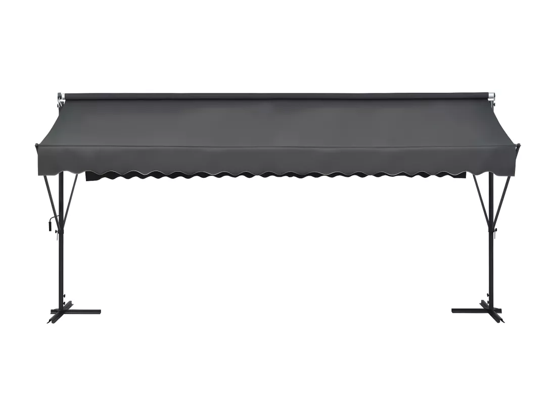 Auvent sur pied 500 x 300 cm Anthracite