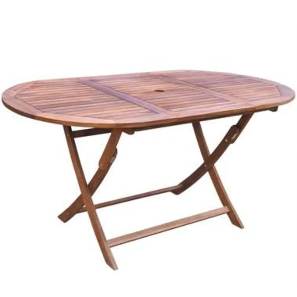 vidaXL - Tuintafel En Stoel - Bruin - Hout