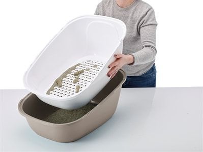 Savic - Reina Sift - Kattenbak - Warmgrijs - 64x46x48 cm