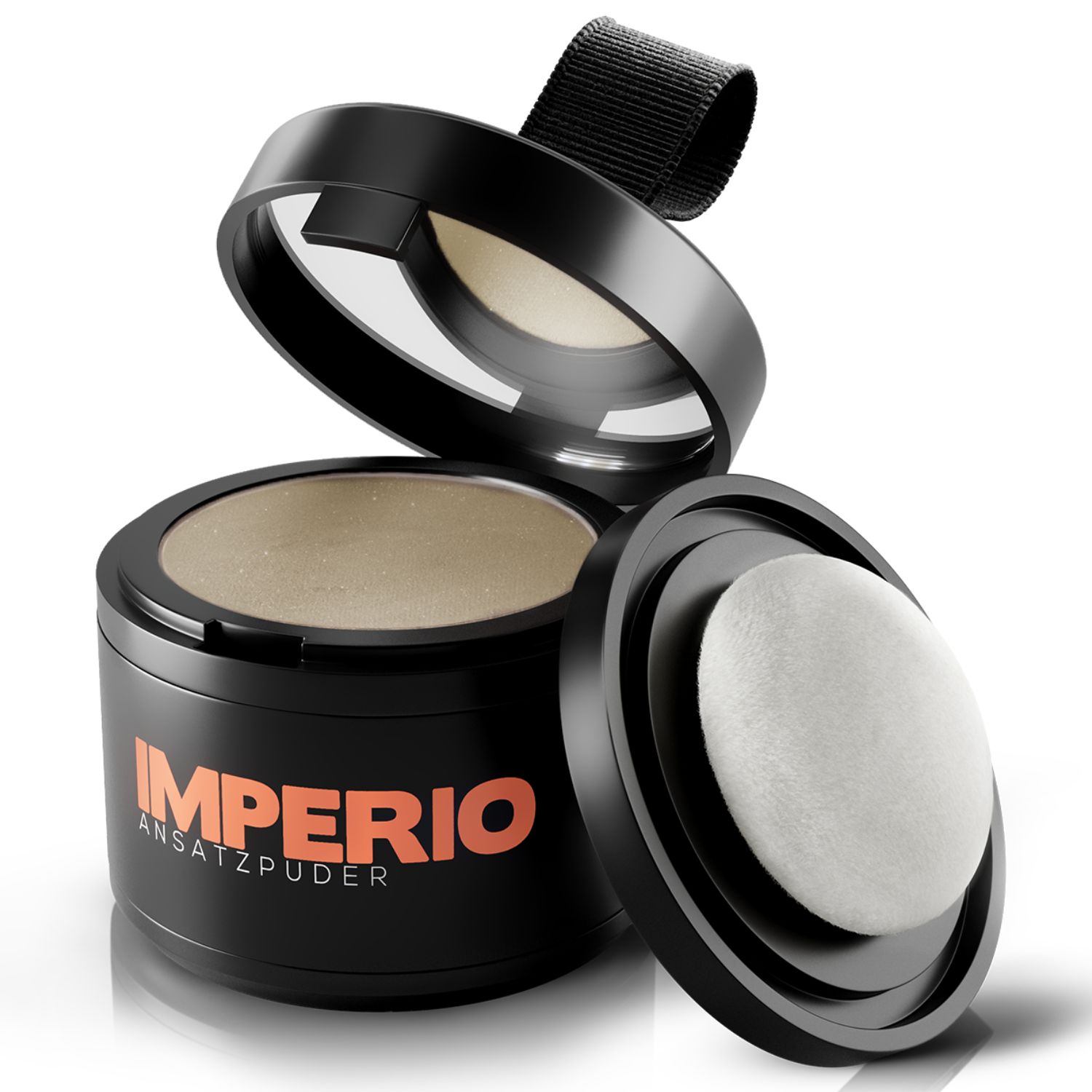 IMPERIO® Ansatzpuder - kaschiert herauswachsende Ansätze & kahle Stellen im Haar