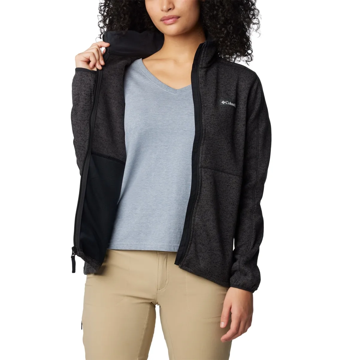 Columbia Sweater Weather Full Zip Ii Black Heather