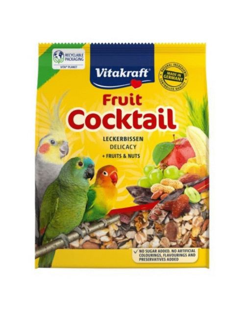 Vitakraft Fruit Cocktail Valkparkiet\/Agapornis - Vogelsnack - 250 g