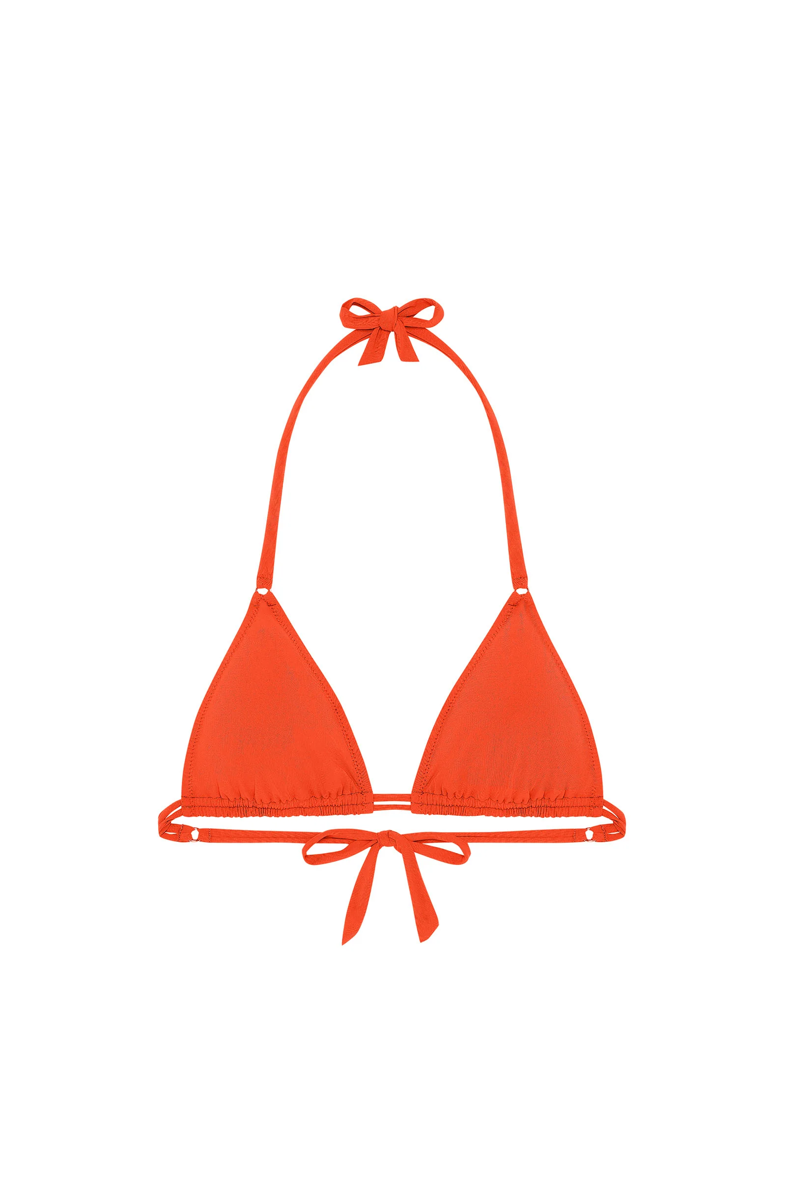 helia Haut de maillot de bain triangle orange Orange