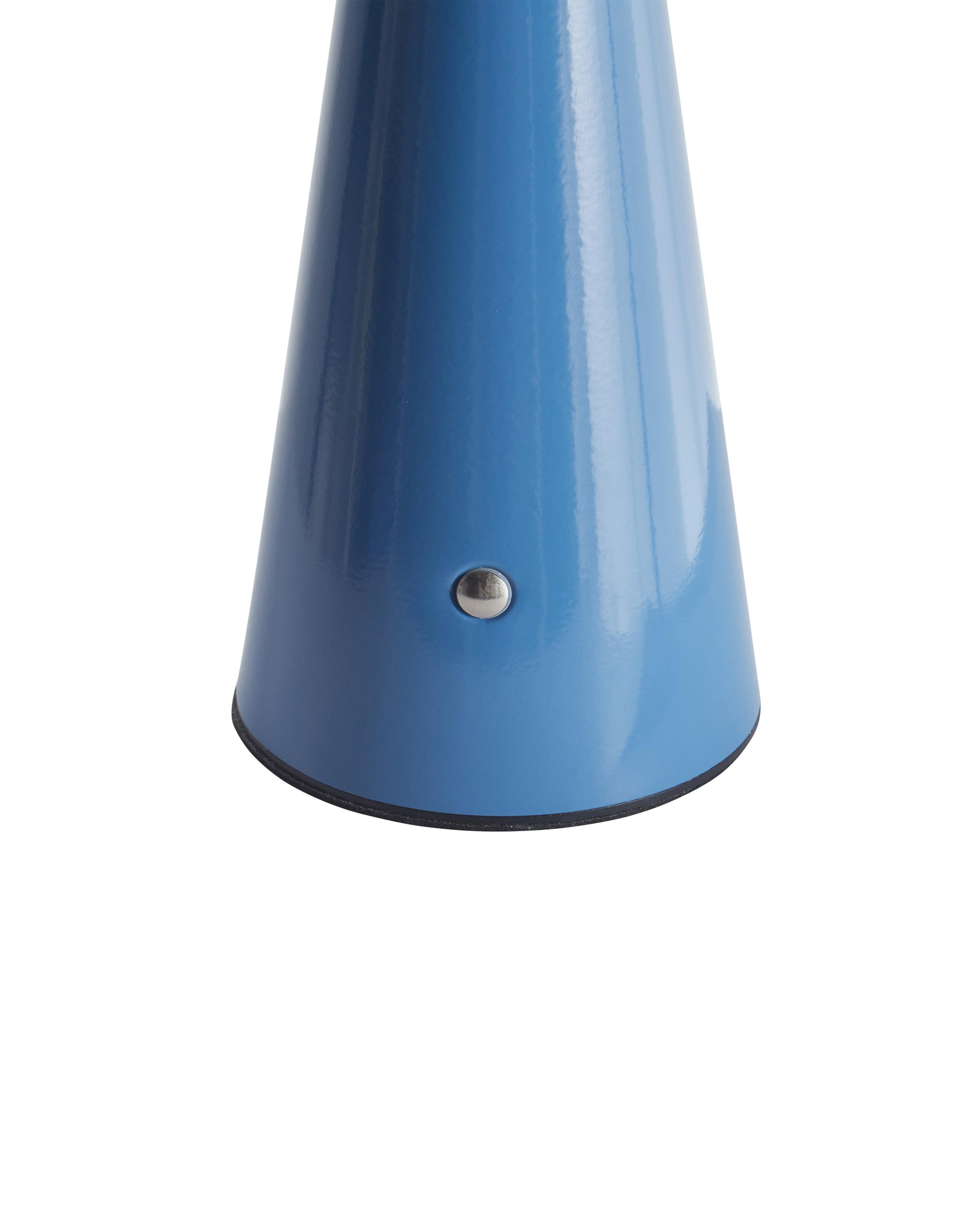 LED draadloze tafellamp APAYAO met dimmer Metaal Blauw