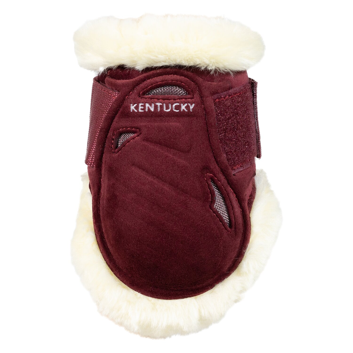 KENTUCKY Streichkappen Vegan Sheepskin  - bordeaux
